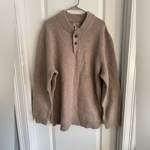 L.L. Bean Men's Tall Lambswool Sweater
